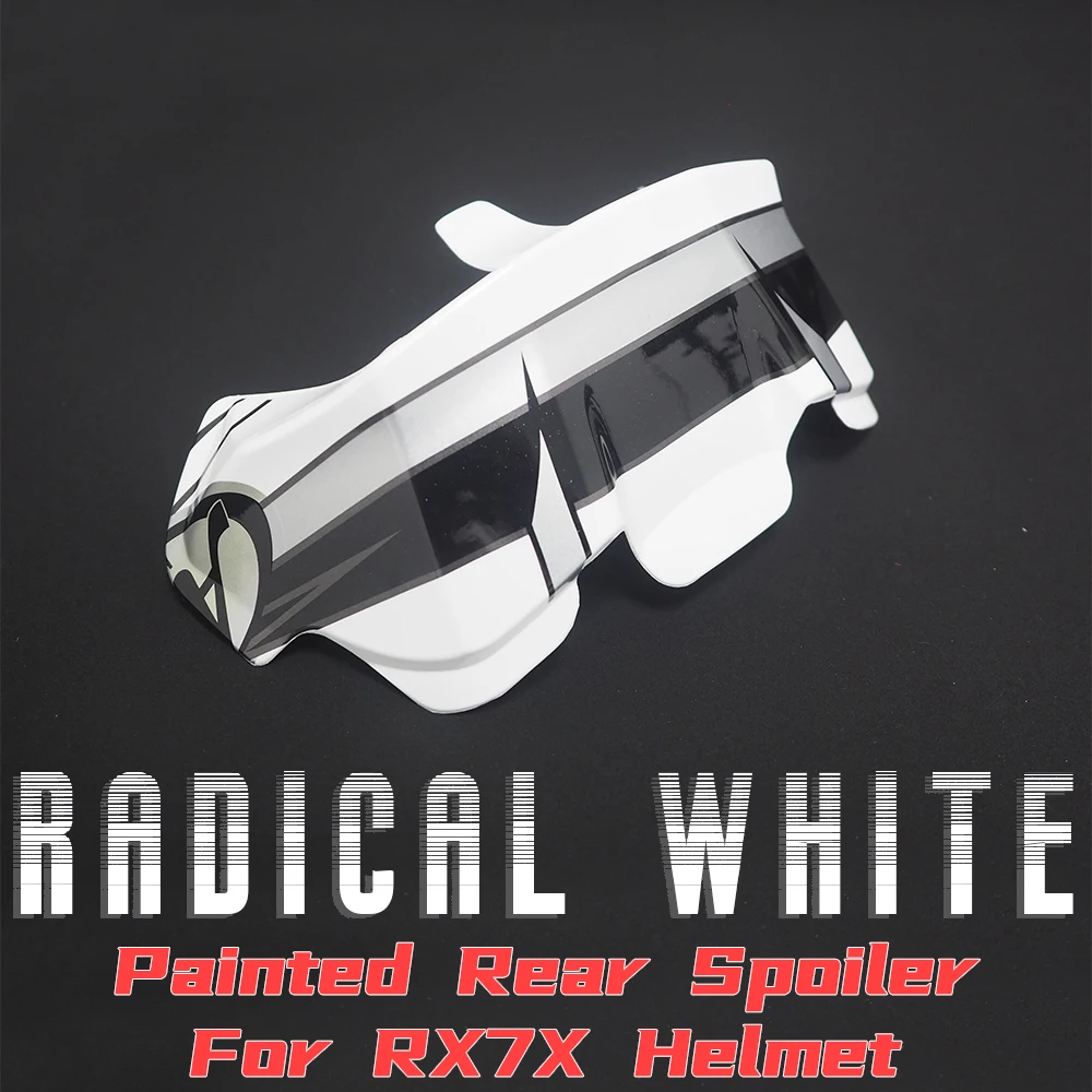 Racing Spoiler For ar rx ai RX7X MAVERILK HP4 NAKAGAMI GPE RAOICAL White Painted Rear Wing Ducktail Deflector Tail Wing