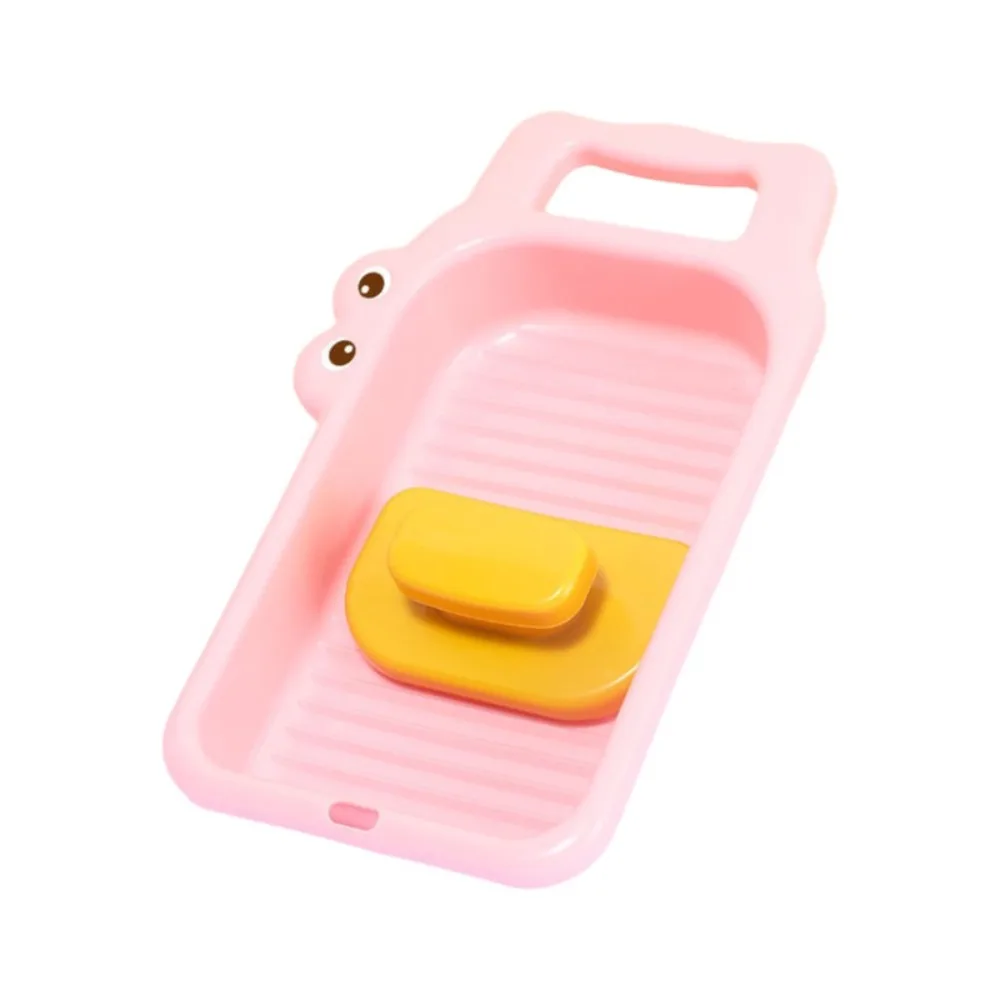 

Plastic Integrated Laundry Board Thicken Anti-slip Lovely Washing Board Hangable Manual Integrated Washbasin Home Use Laundry