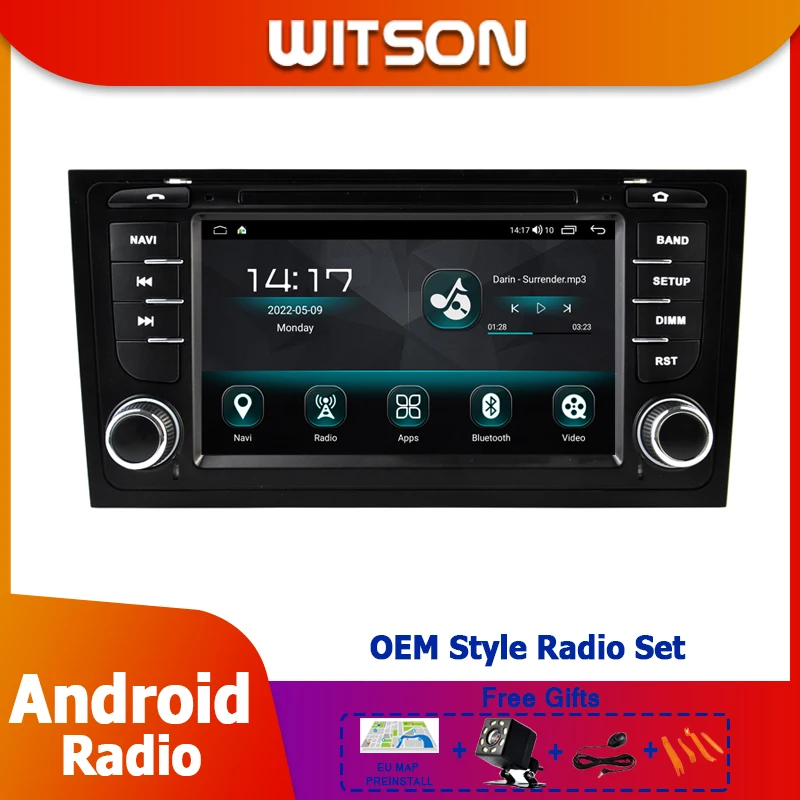 

7" Radio Car Stereo GPS Stereo For Audi A6 C5 S6 RS6 1997-2004 1997-2007 S6 1997-2004 RS6 CarPlay Player