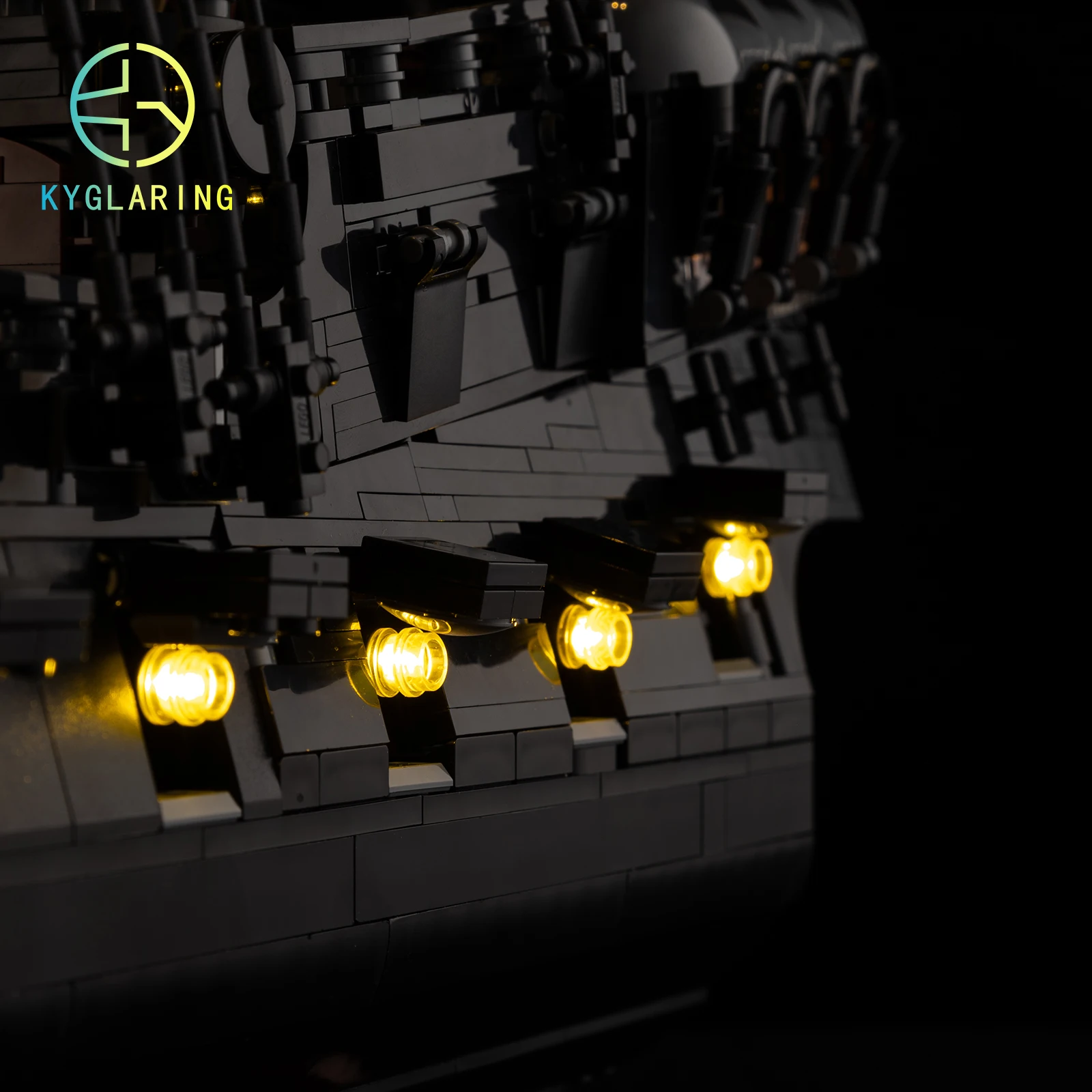 Kyglaring Led Lighting Set Diy Toys for Lego Captain Jack Sparrow's Pirate Ship 10365 Building Blocks (No Model)