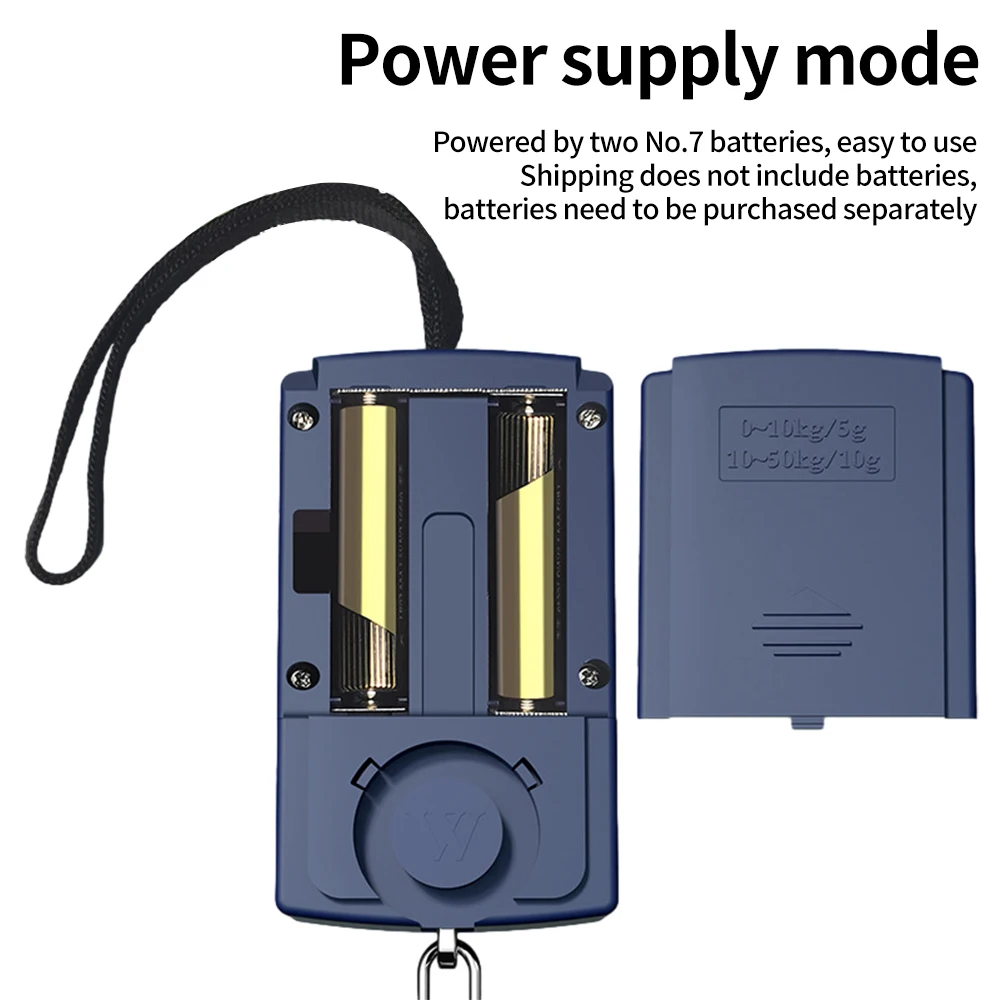 40kg cyfrowa waga elektroniczna bez podświetlenia Mini przenośny bagaż wędkarski podróżny hak do zawieszania kuchenne narzędzia do ważenia
