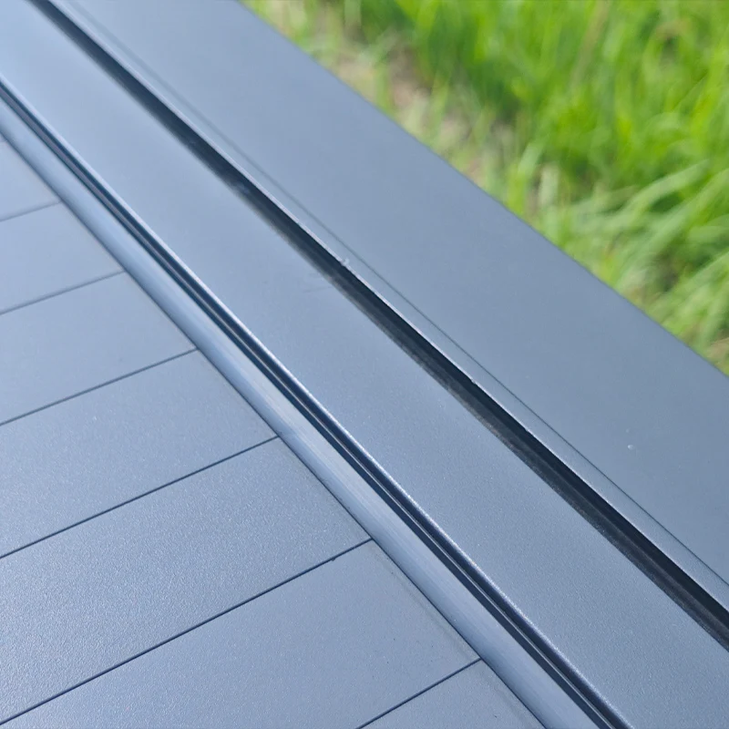 Pickup Truck Bed Cover Retractable Aluminum Alloy Tonneau Cover F150 for gmc sierra New Roller Lid ford Ranger tacoma 6