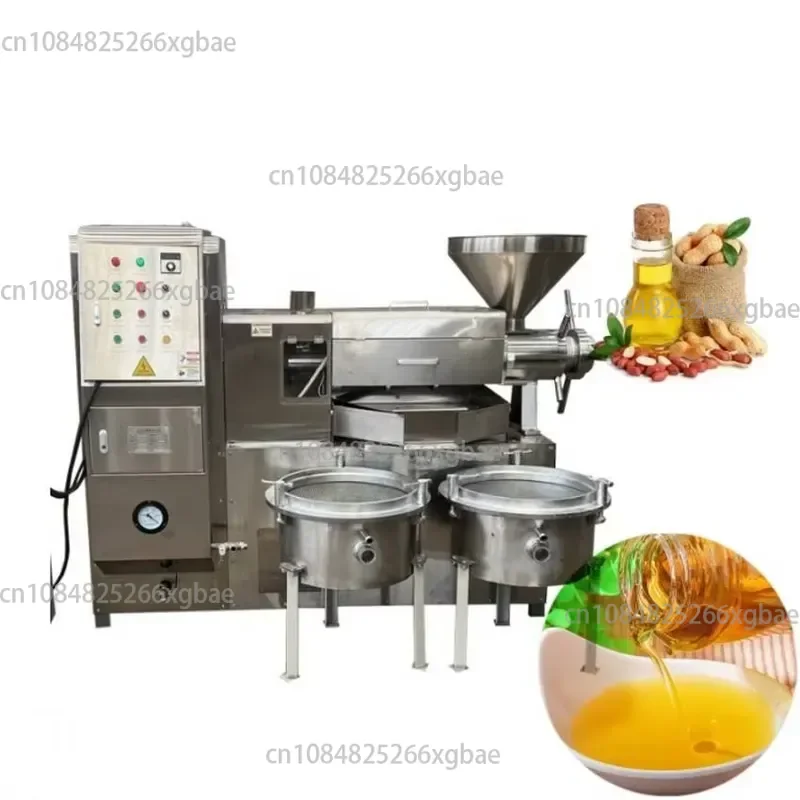 High quality oil screw press Industrial grade stainless steel Commercial seed oil extraction equipment High yield