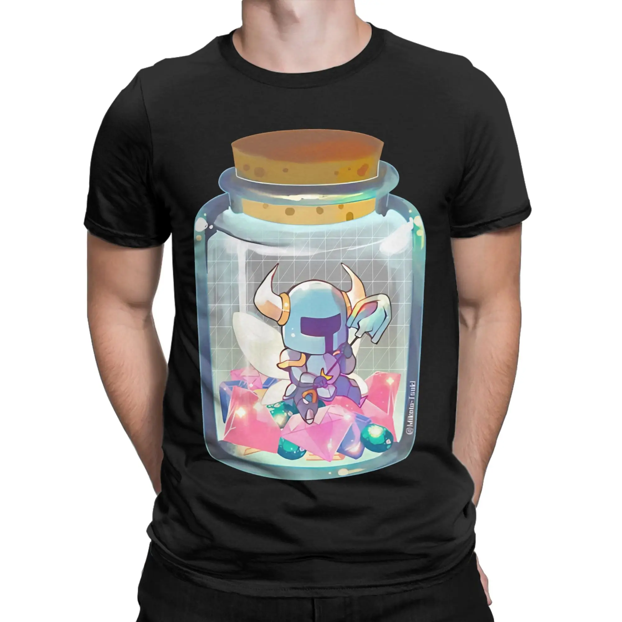 Fairy of Shovelry  Funny 100% Cotton T-Shirt Shovel Knight Tops Tees For Men
