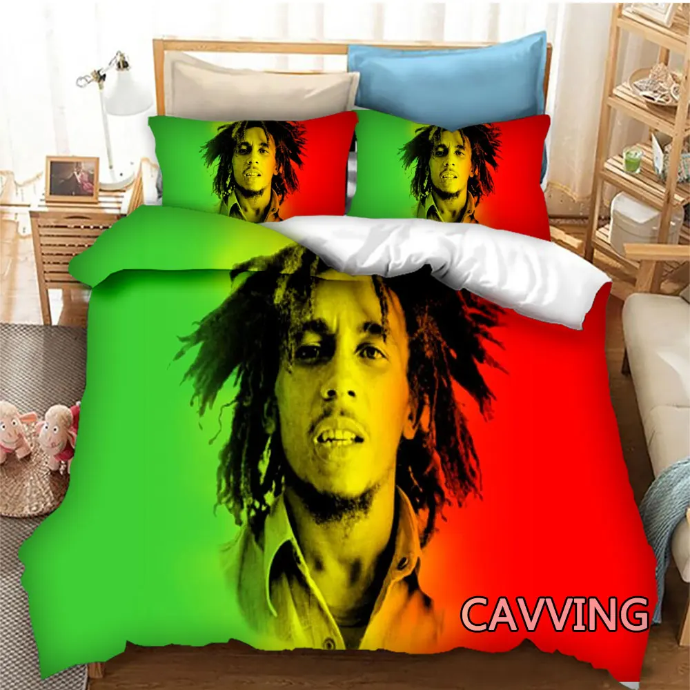 

Bob Marley 3D Printed Bedding Set Duvet Covers & Pillow Cases Comforter Quilt Cover (US/EU/AU Sizes) Home Textile H02