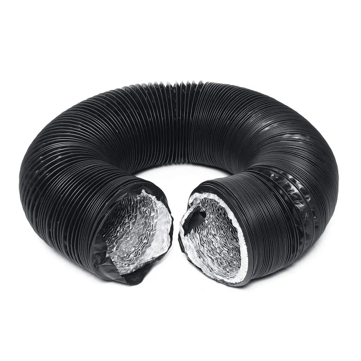 

150mm 6m Flexible Double Aluminium Foil Ducting Hose for Air Exhaust Extractor Inline Duct Fan Ventilator Ventilation Tube