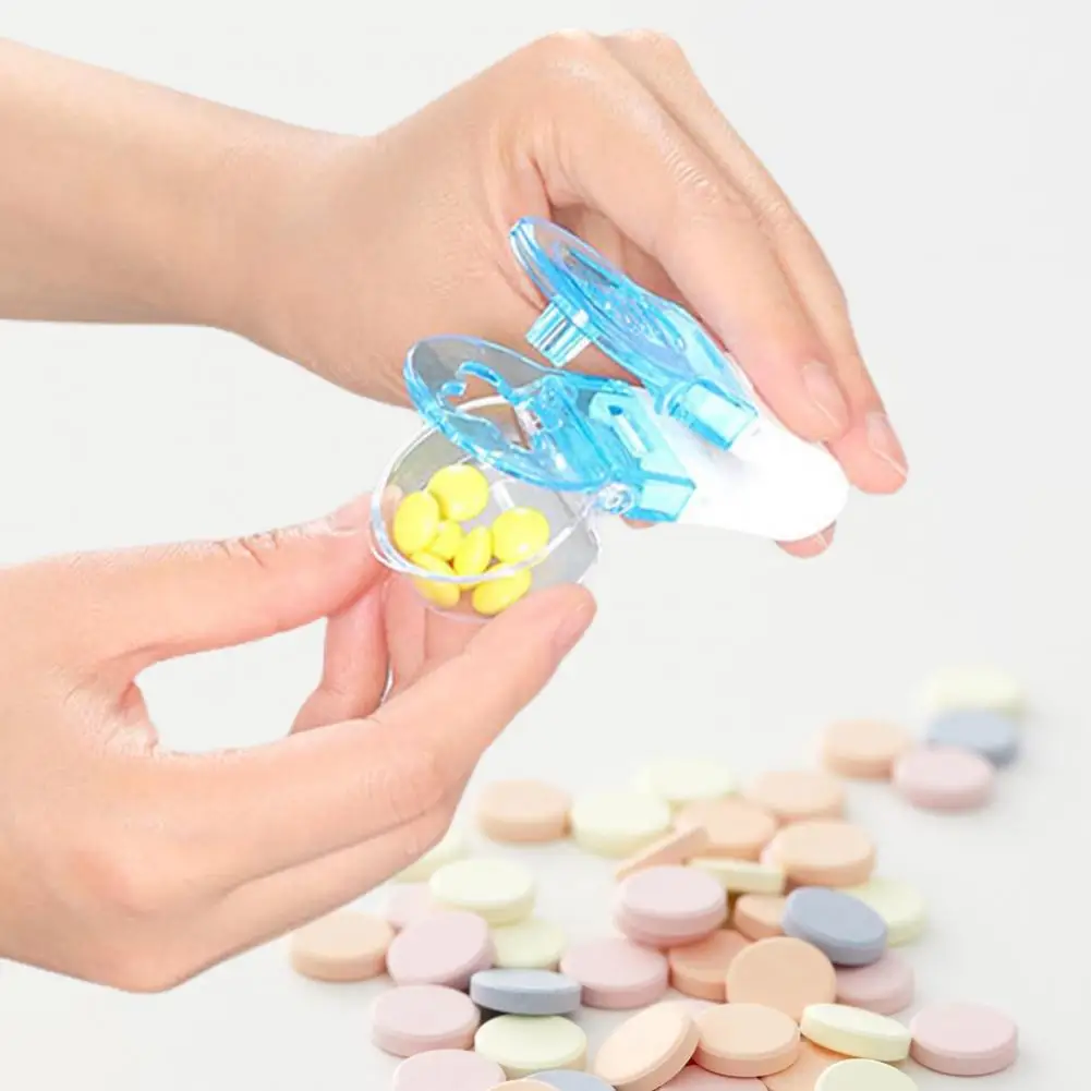 Mini Pill Taker Portable Pill Case Dispenser Convenience Storage Box Design Pill Taker for Home Travel