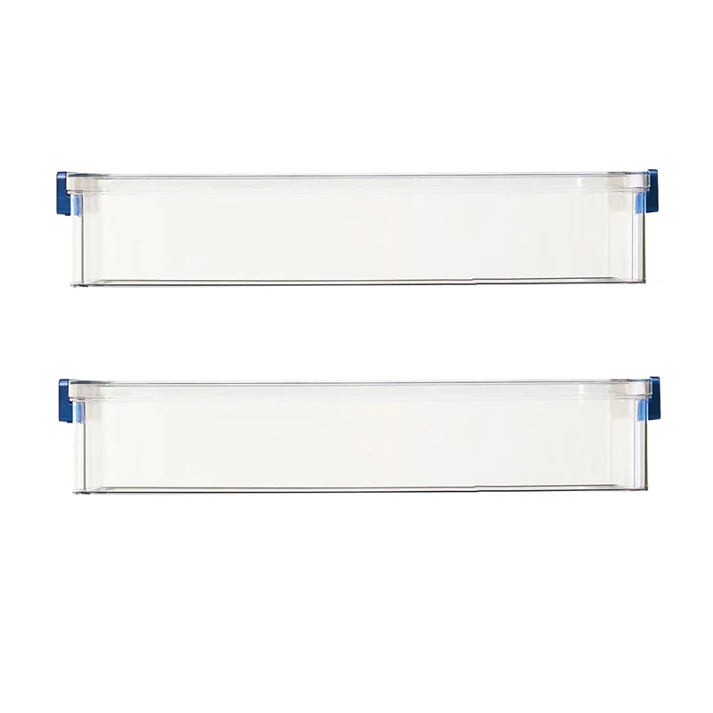 

ABSQ-Plastic 5.5Qt 9 X 13 Portable Project Case 2 Pcs With Snap-Tight Latch Clear Stackable Storage Box Featuring Lids