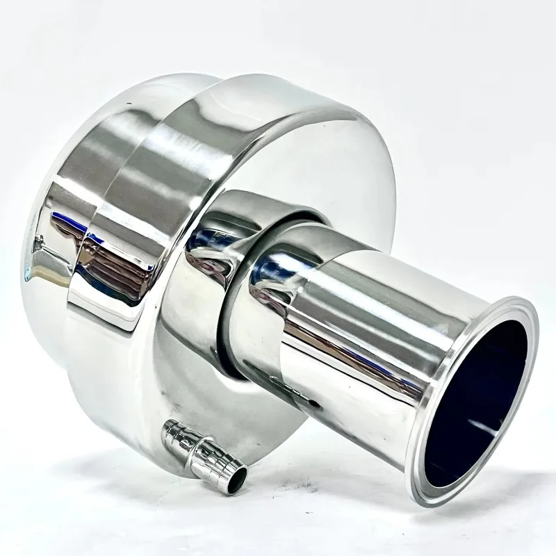Manual Ventilation and Exhaust Valve with Stainless Steel Mesh 3 Inch TC91MM mm Stainless Steel Gas Application Sanitary Buck