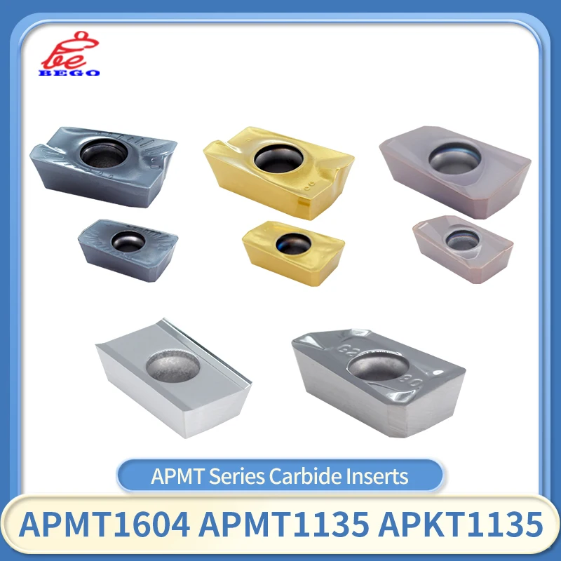 BEGO APMT1604 APMT1135 H2 M2 Carbide Insert Tool CNC Milling Turning Insert APKT113502 APGT1135 High Quality Cutting Tools