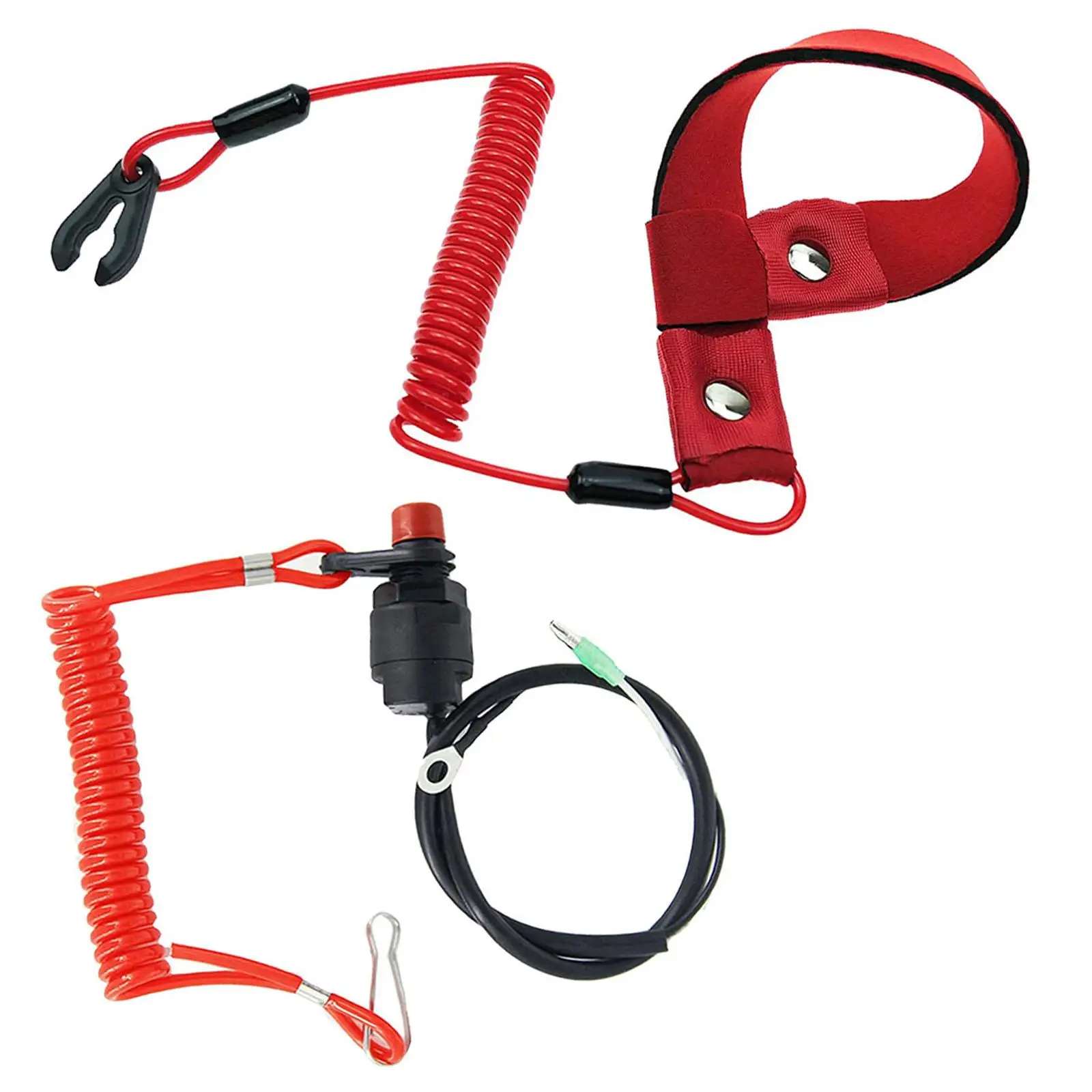 

Лодочный подвесной двигатель, аварийный выключатель, страховочный ремешок, аксессуары для мотоциклов, шнур, подходит для подвесных моторов