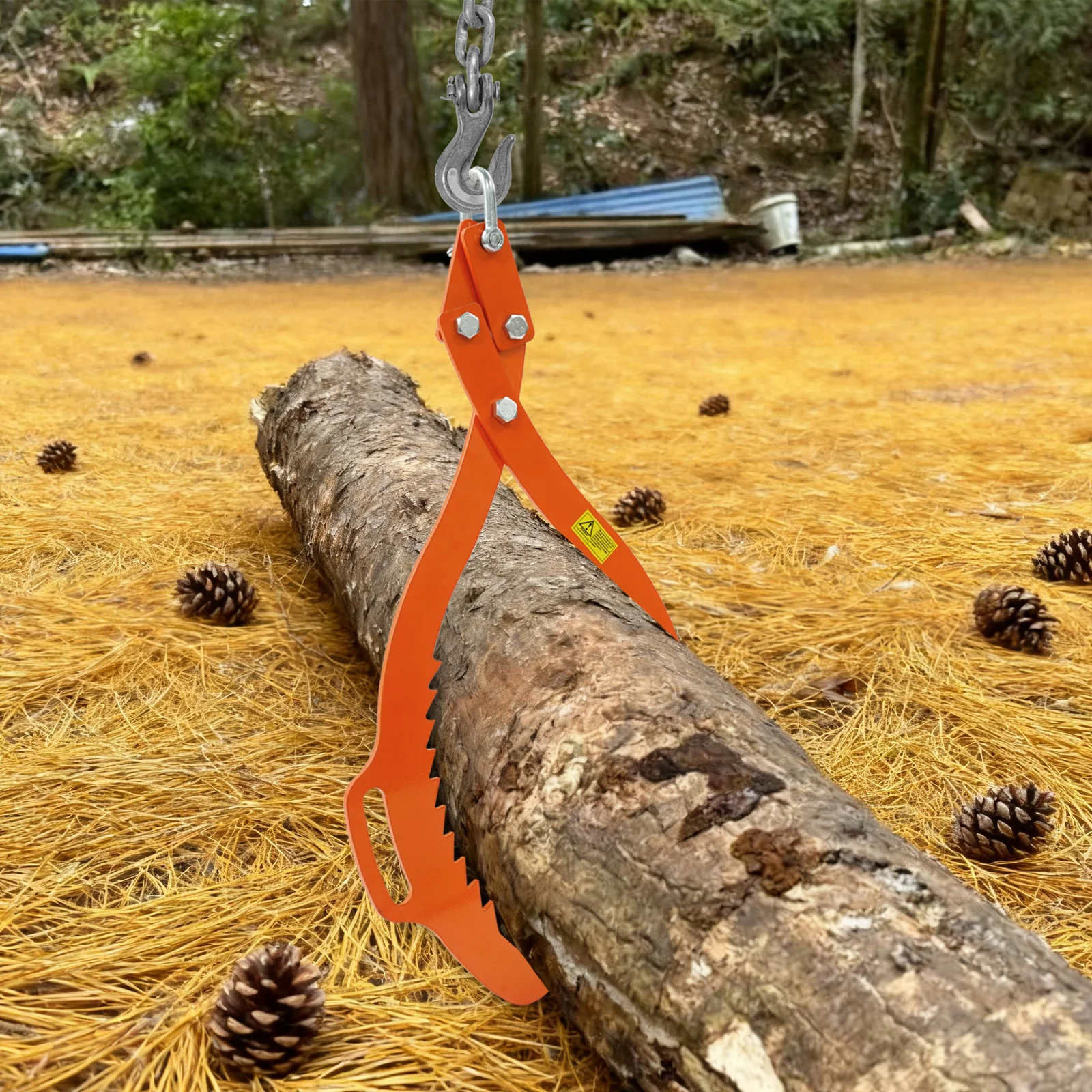 مخلب هوك 84 سنتيمتر افتتاح رفع المشبك سجل رفع ملقط الثقيلة تسجيل المنتزع 1200 كجم الحمولة للغابات/البناء