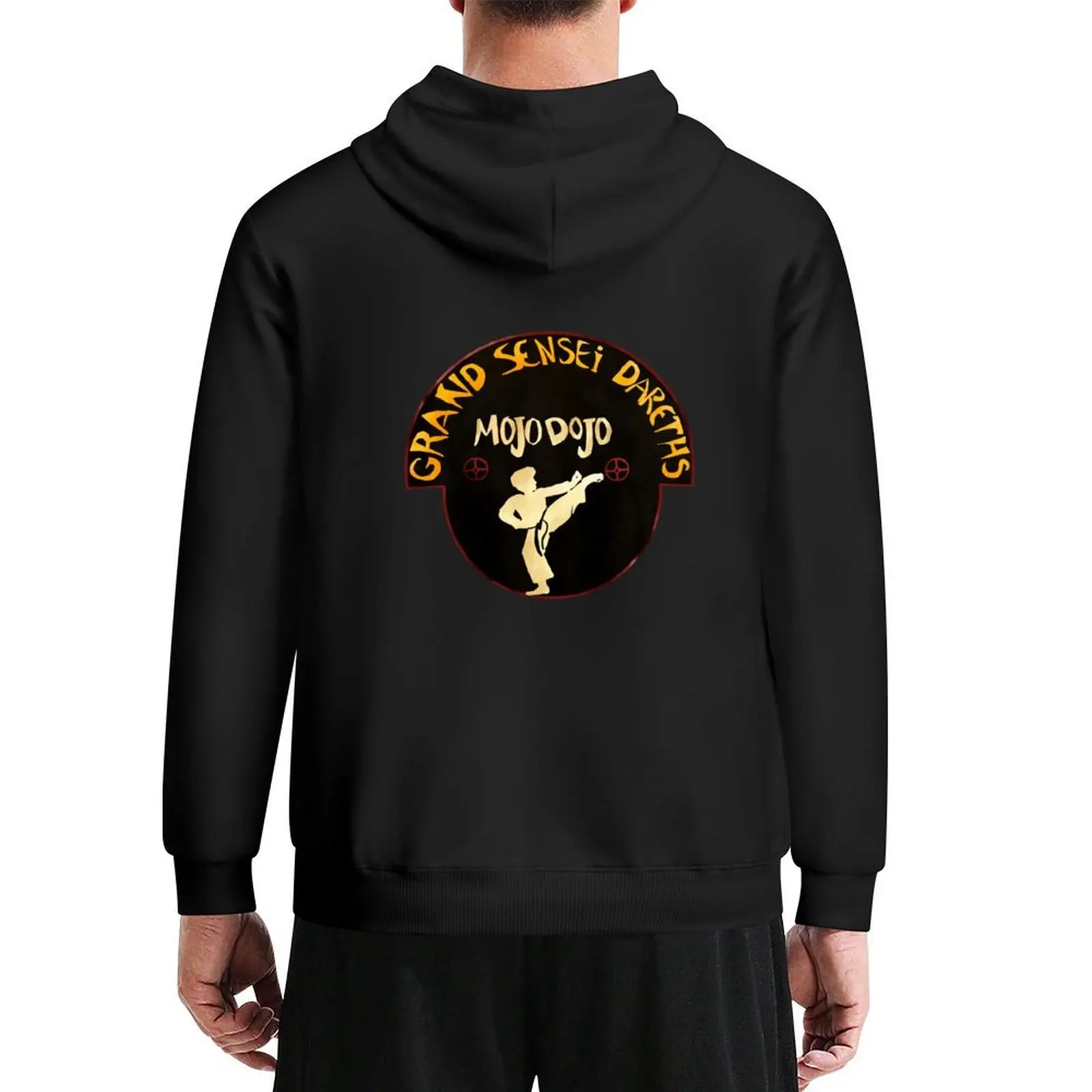 

Grand Sensei Dareth's Mojo Dojo Hoodie graphic t shirts men men's clothing anime clothing men wear hoodie for men