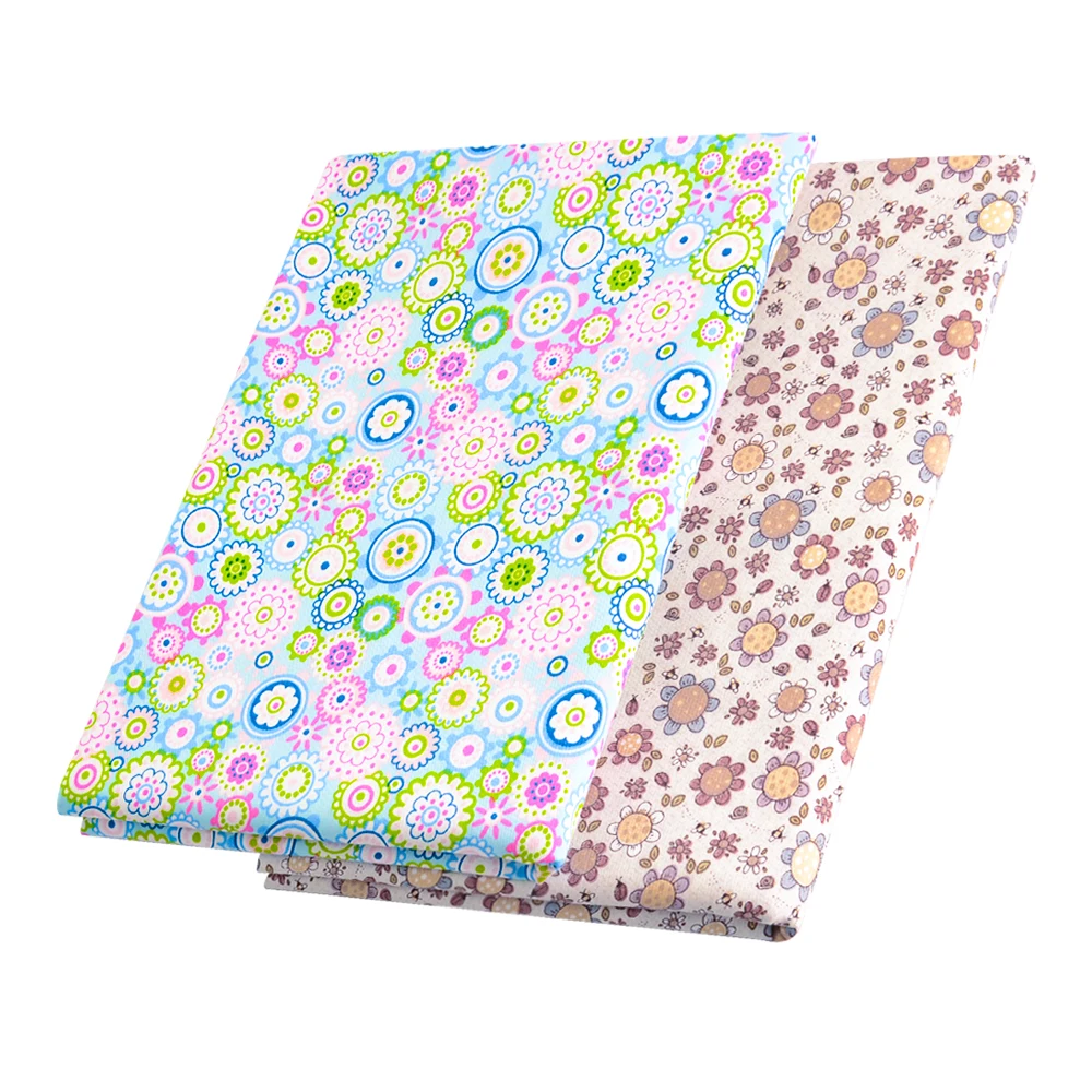 2 Teile/lose 40cm x 50cm Pre-cut Fett Viertel Schöne Bunte Qualität Gedruckt Baumwolle Stoffe Patchwork Quilten tuch für DIY Nähen – Detail 9