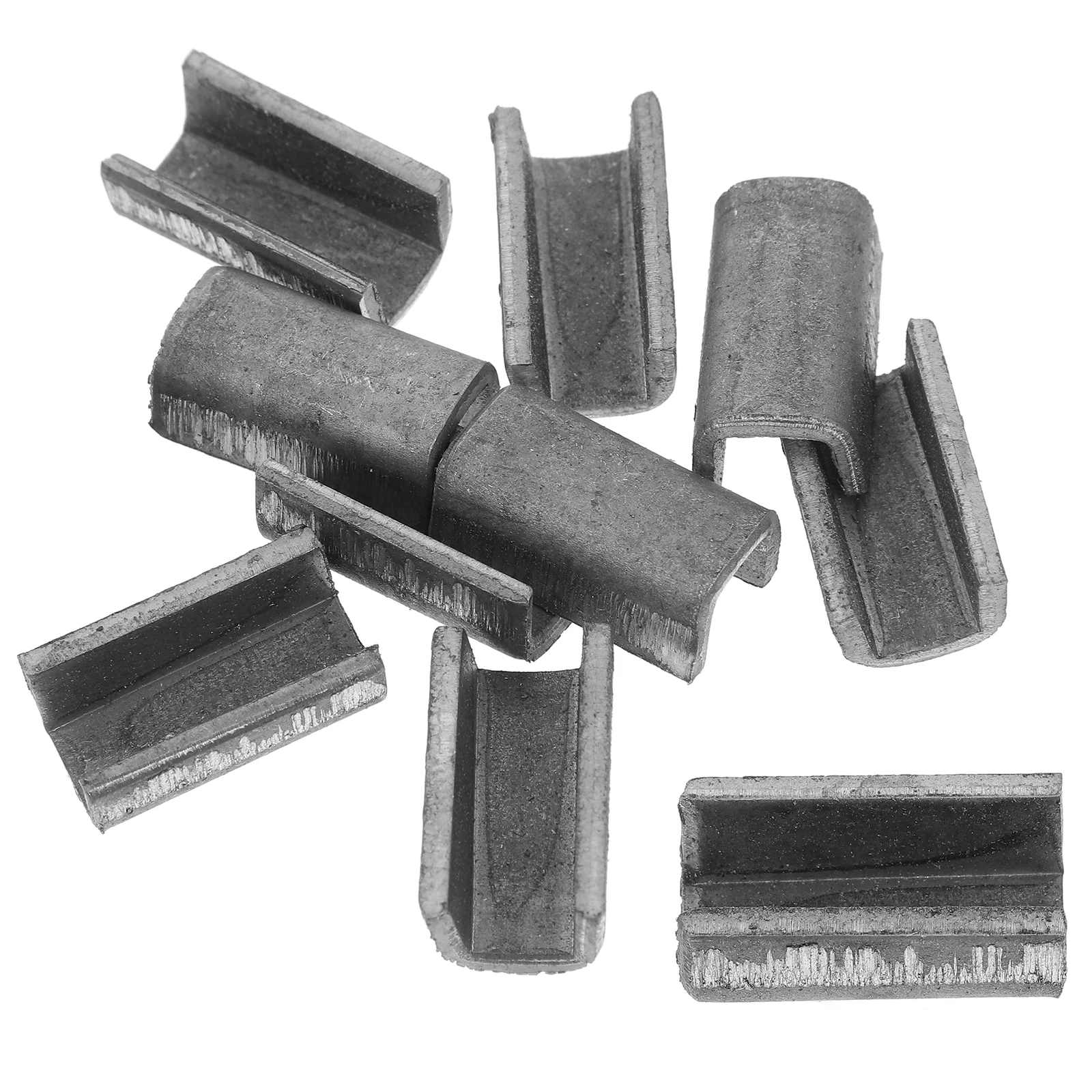 

10pcs Durable Clips Garden Tool Accessories Hand Tools Parts Steel Hoe Clip Replacement Hoe Parts For Shovel Spade