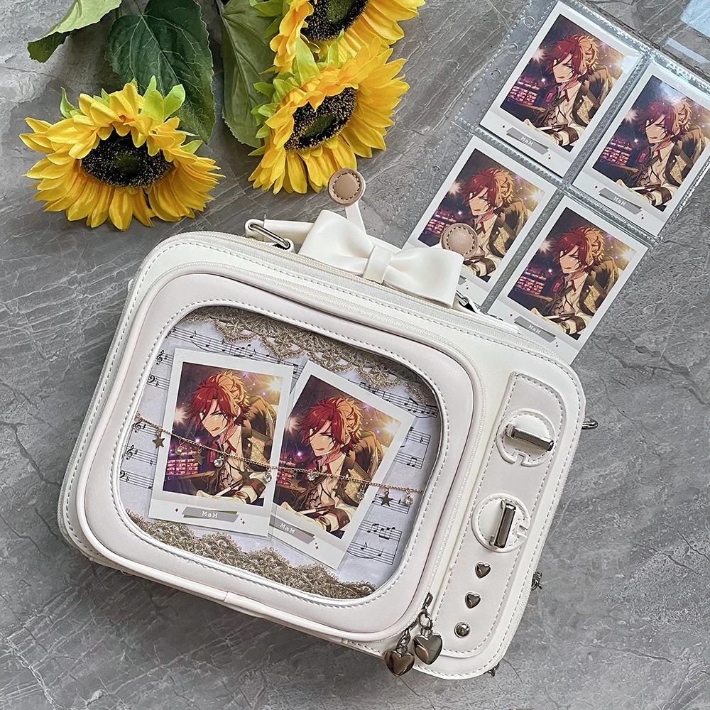 Novelty Tv Shape Ita Bag Retro Television Women Shoulder Bag Design Ita Backpack with Inserts Gilrs Crossbody Bag