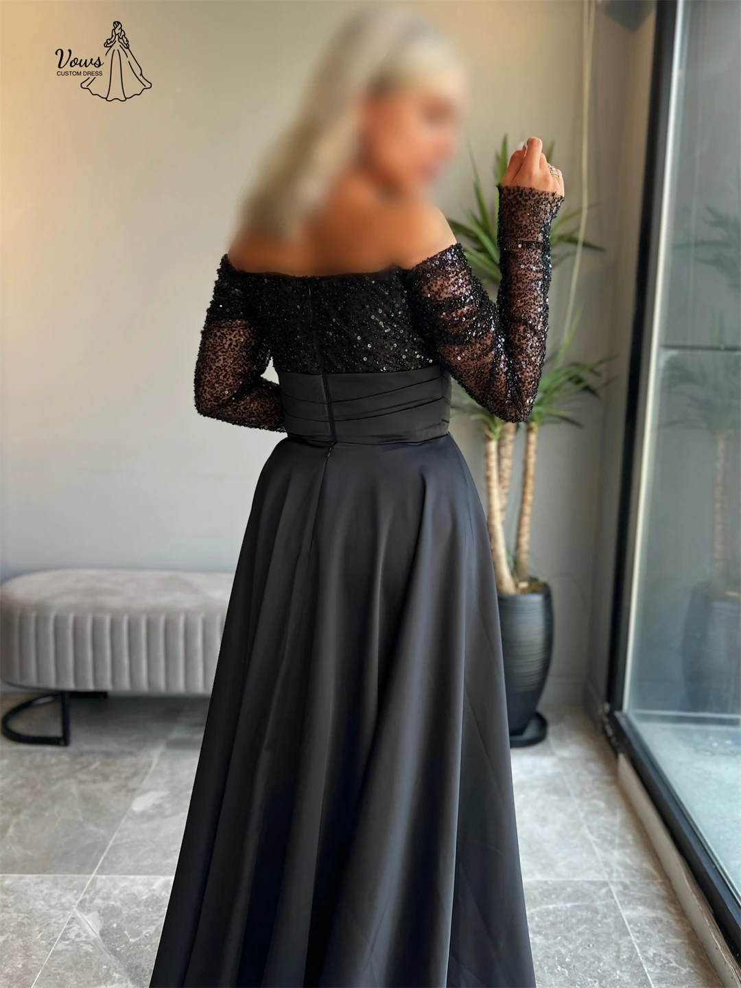 Vows A Word-vestidos hechos a medida para mujer, vestido de noche para mujer, tarjeta de invitados de boda, hombro, graduación, vestido de lujo, vestidos de baile 2025