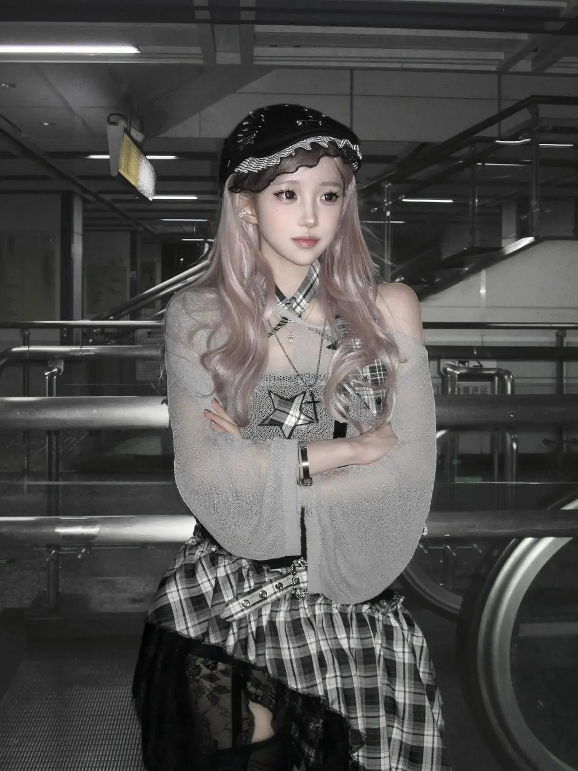 Gotyckie Retro Garnitury Czarny Y2k Krótki Top Bluzka + Sukienka Asymetryczna Koreańska Moda Wyszczuplająca Harajuku Amerykański Vintage Zestaw 2-częściowy Damski
