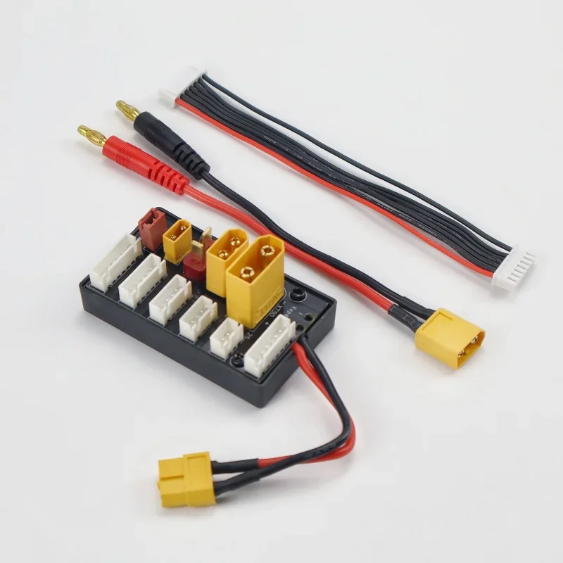 XT30 XT60 XT90 JST T Plug 2-6S Placa de carga paralela conector de cargador de batería Lipo para cargador Imax B6 B6AC ISDT Q6 Lite