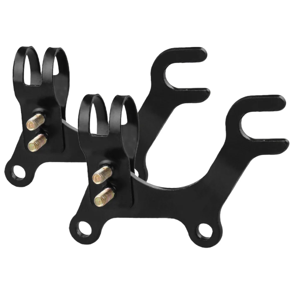 

2 Pcs Bike Adapter Disc Brake Modification Bracket Brakes 1200X900X360CM Carbon Steel Bicycles Parts Bikes