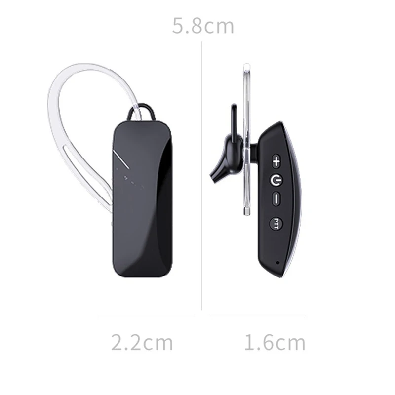 Walkie Talkie Headset Walkie Talkie All-In-One Machine For 500 Square Feet Walkie Talkie Mini Bluetooth Headset