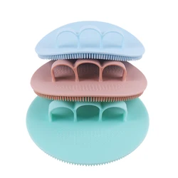 Épurateur en silicone pour le corps, poils naturels, excavatrice de peau, éponge de douche, brosse de bain