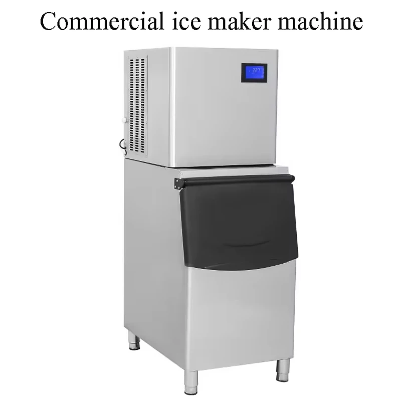 PBOBP Commercial Industrial Large Capacity Cube Ice Maker Ice Machine Portable Ice Machine With Self-Cleaning,