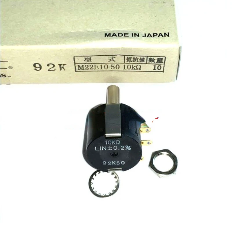 M22E10 NIDEC COPAL multi-turn 10-turn wire-wound potentiometer imported from Japan 1K 2K 5K10K potentiometer