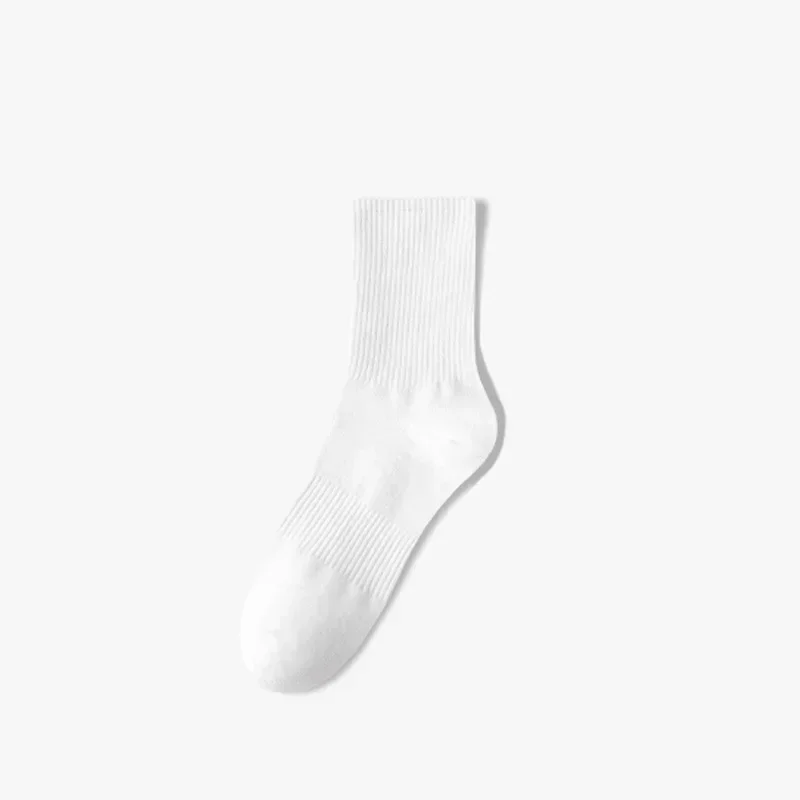 Men's Anti-odor and Sweat Absorption Summer Thin Section 7a Antibacterial Mid-calf Sports Cotton Socks Short Socks