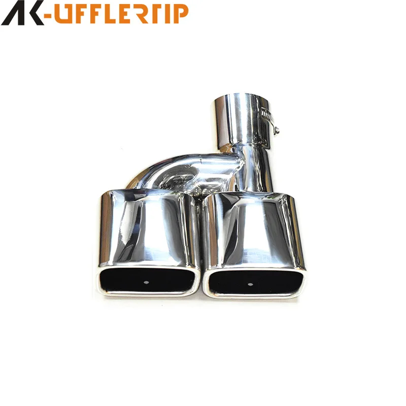 Suitable for NOAH VOXY80 series tail throat NOAH stainless steel plated blue one out two exhaust pipe modified square mouth tail