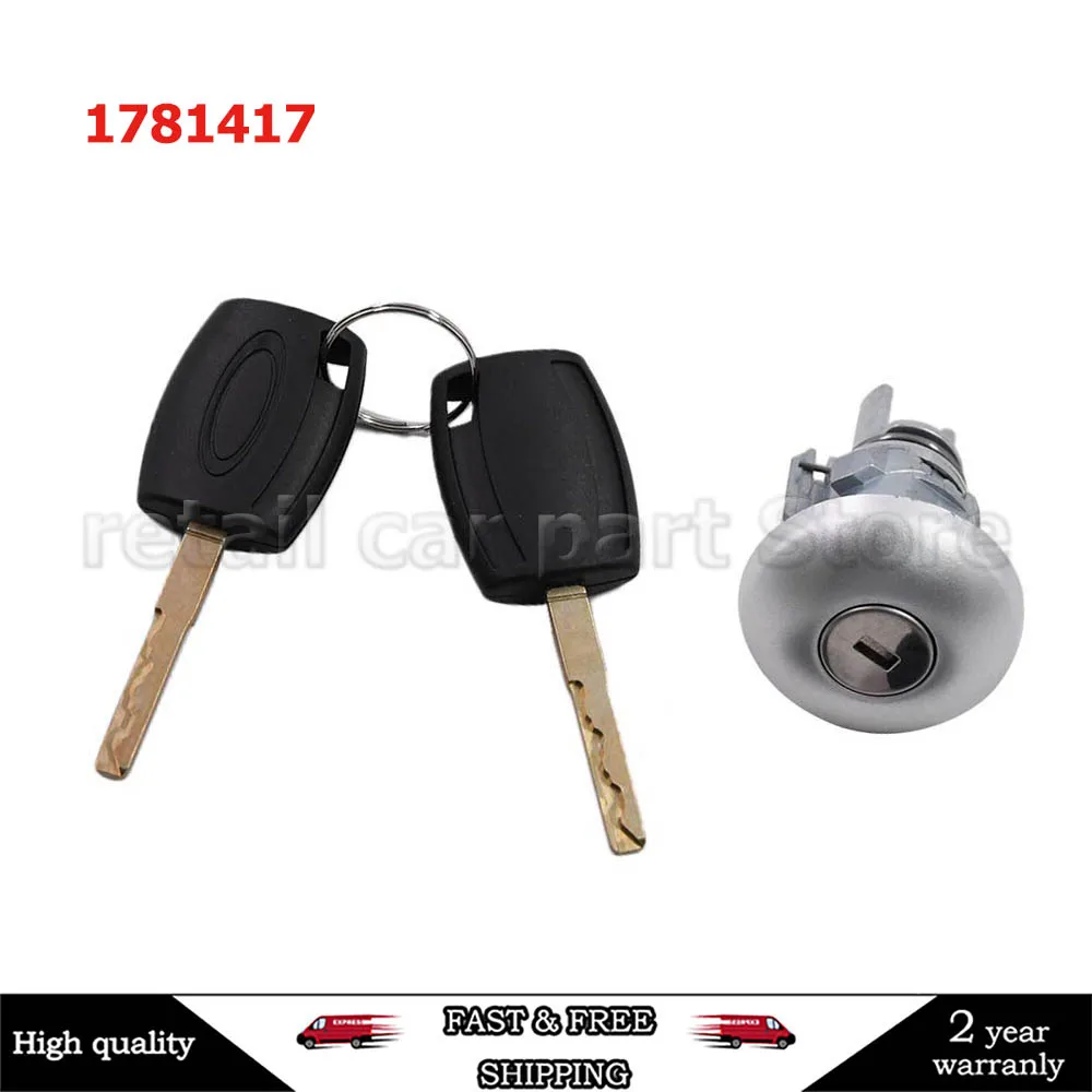 Front Door Lock Cylinder with 2 Keys For Ford Transit MK8 /for Ford Transit Custom 1781417