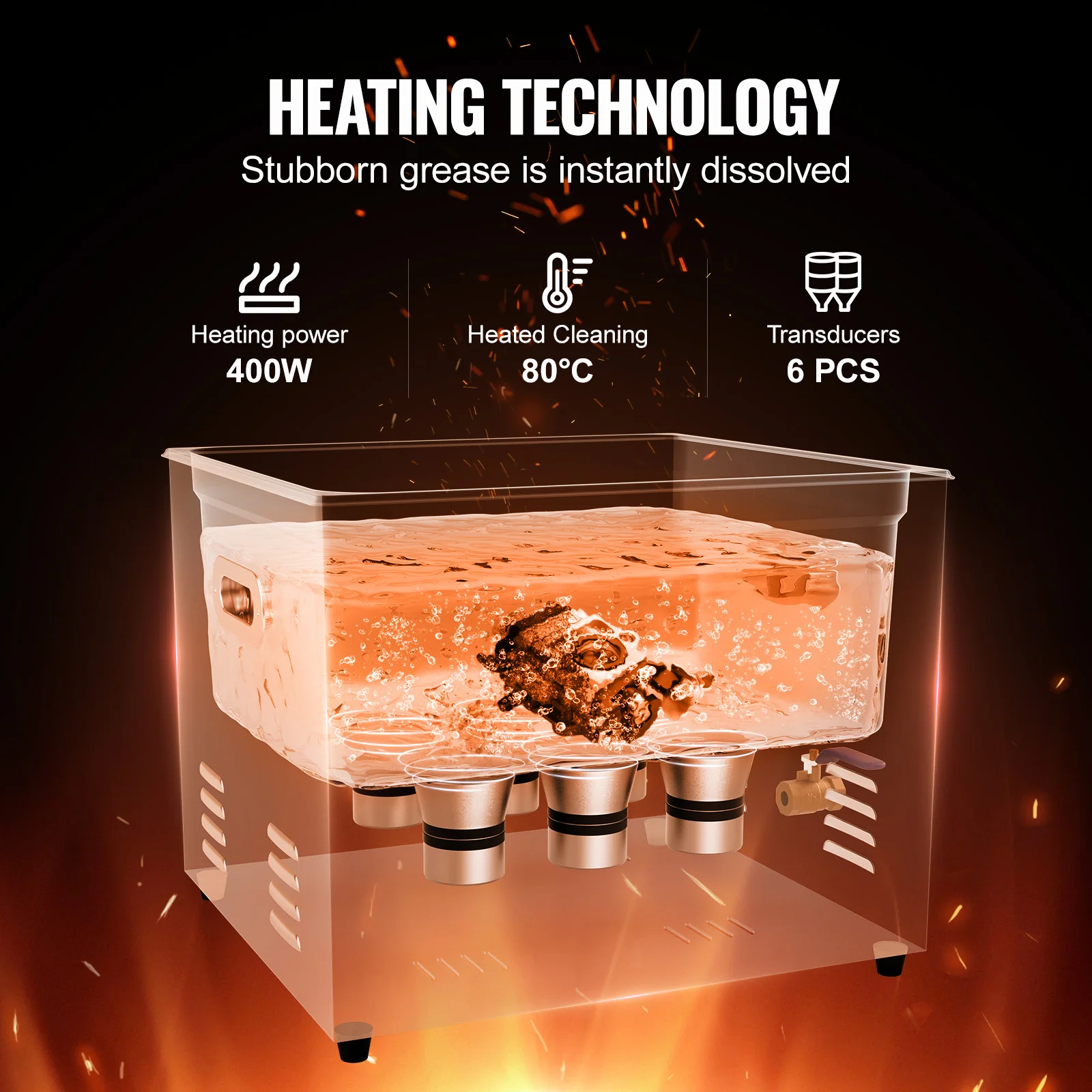 Ultrasonic Cleaner, 15L Profes - Ultrasonic Jewelry Cleaner Digital Timer 评论和价格