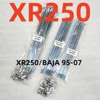Radios de rueda delantera y trasera de motocicleta aptos para XR250/BAJA 1995-2007 CRM250 1994-1999