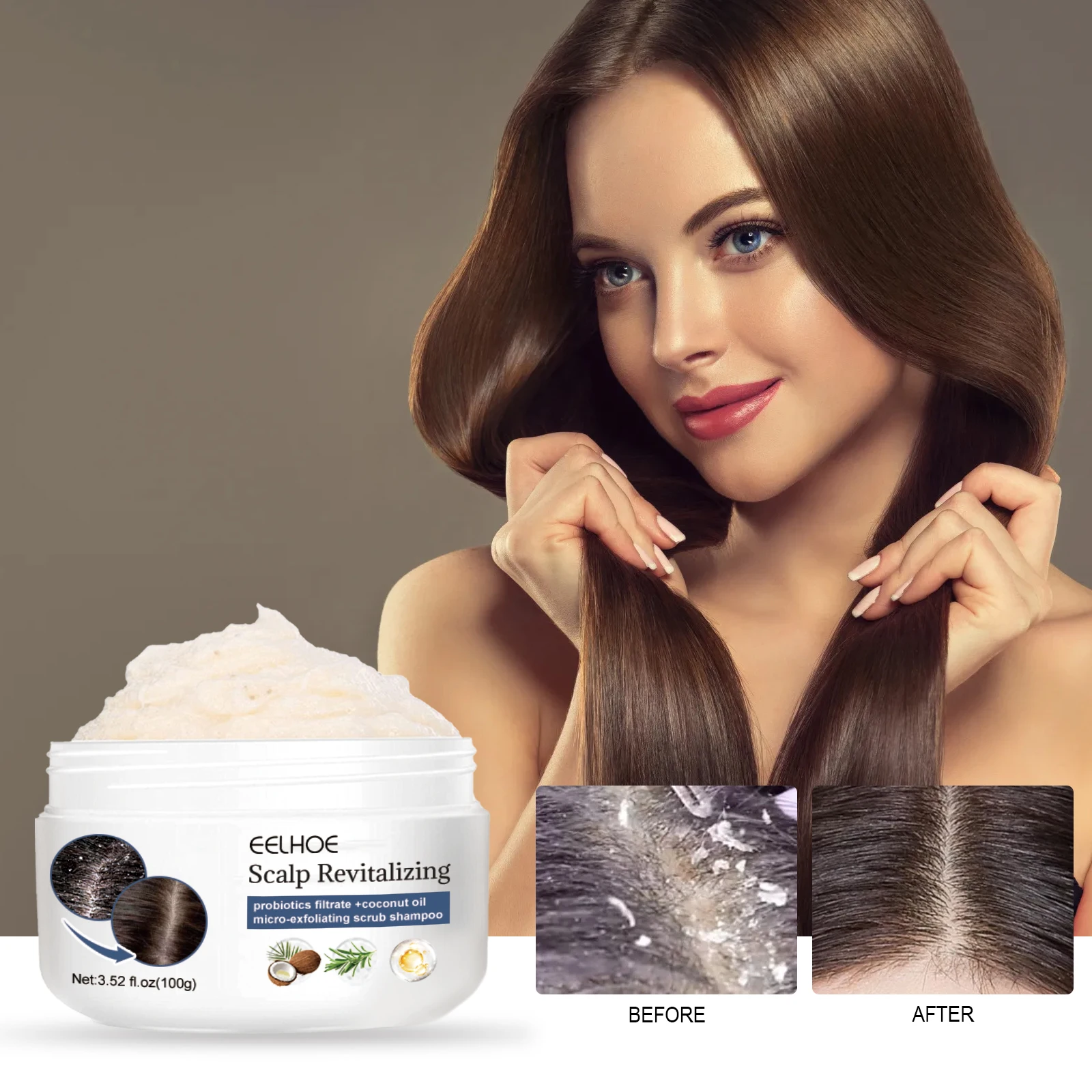 Scrub esfoliante per il cuoio - Hair Care Dandruff recensione e prezzo