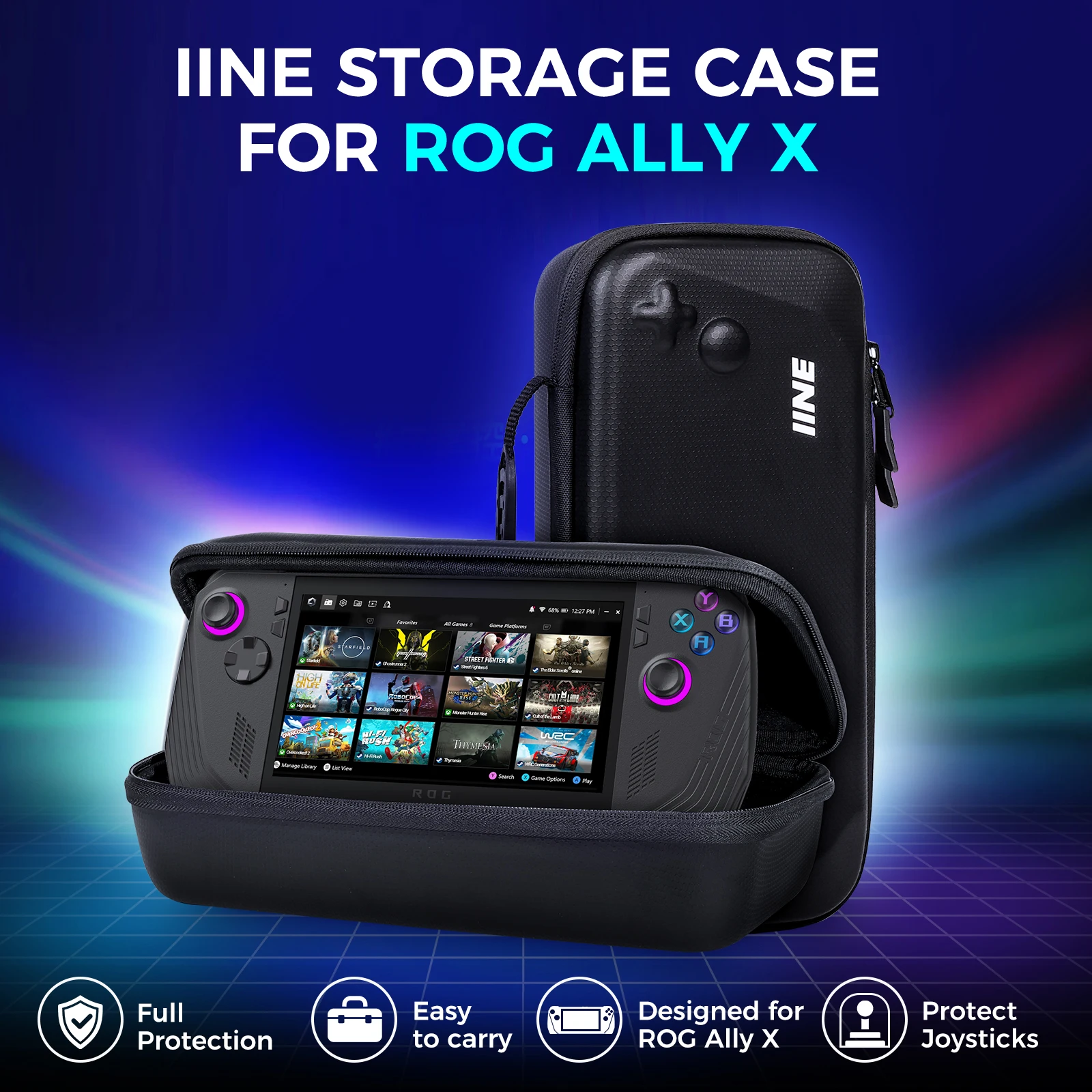 IINE STORAGE CASE FOR ROG ALLY X/Carrying Case for ROG ALLY X