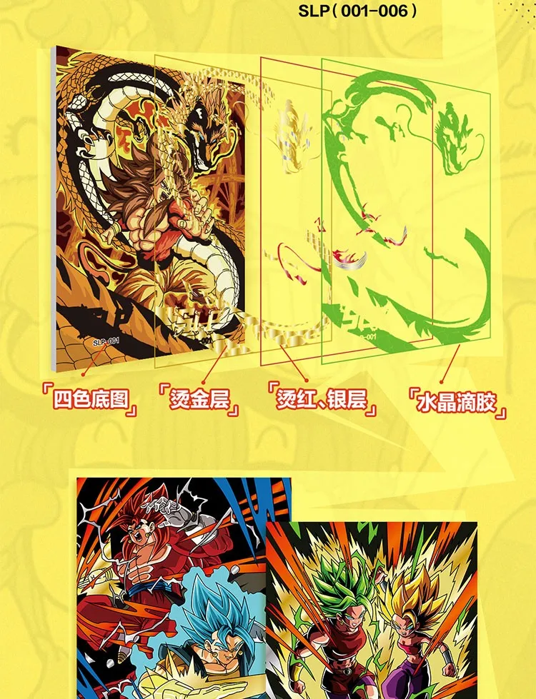 New Dragon Ball Cards Akira toriyama Commemorative Editio Super Saiyan Son Goku Shiny SSP MAX Collection Card Children Gift Toy