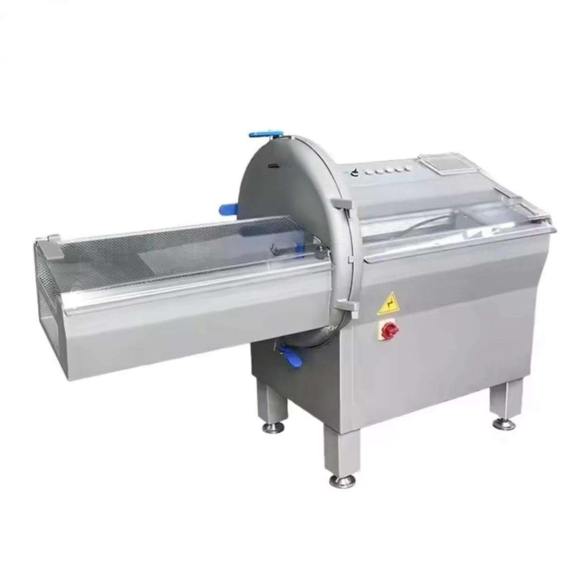 Commercial Automatic Meat Cutting Machine for Beef Bacon Ham Cheese Sausages Featuring Motor Bearing Gearbox Core Components