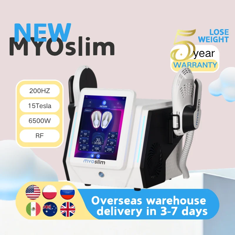 Myoslim PRO Body Sculpt Machine 15 Tesl 7000W Lose Weight RF Body Slim Muscle Stimulation Professional Machine