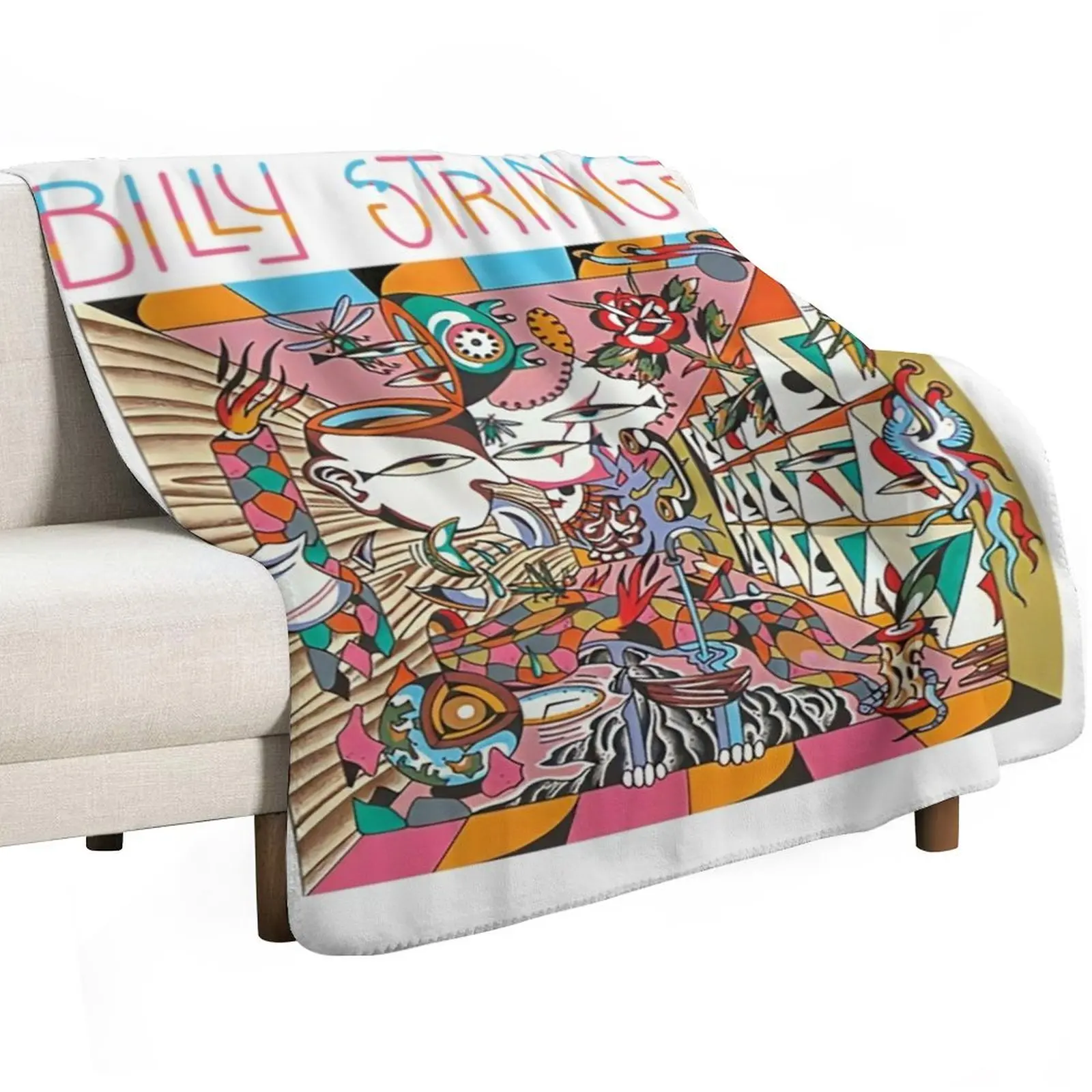 Billy Strings T-ShirtBilly Billy Throw Blanket Nap Softest Cute Plaid Bed linens Giant Sofa Winter beds Blankets 2