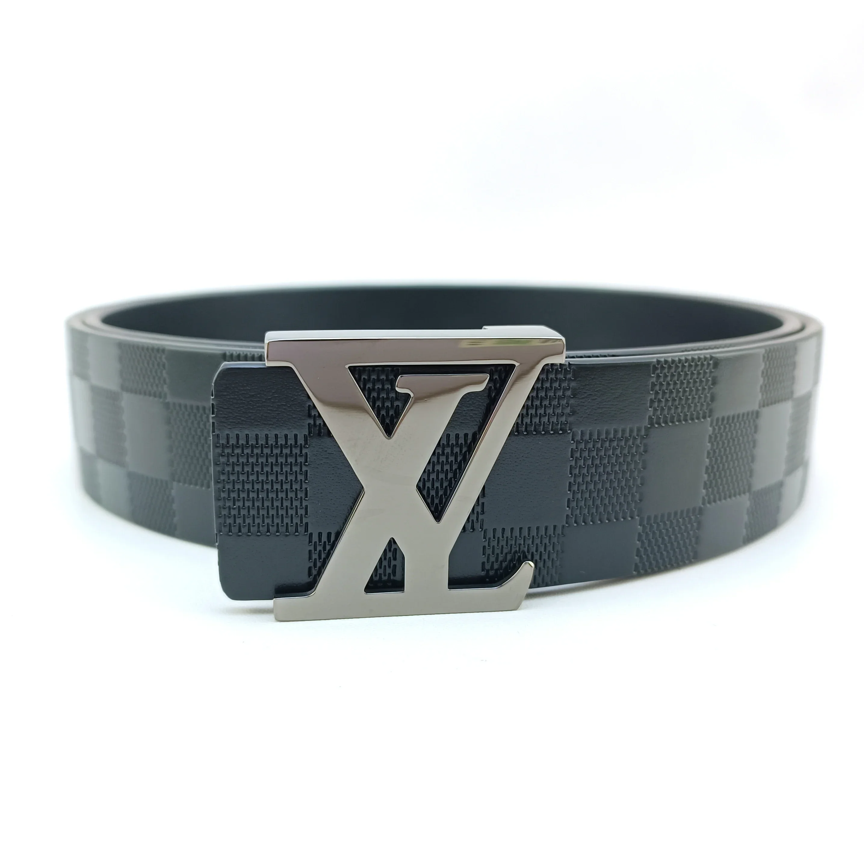 Men's Lengthened Belt Fashion Cow Belt Famous Designer Buckle Head Stainless Steel Belt Buckle 3.8cm Global Free