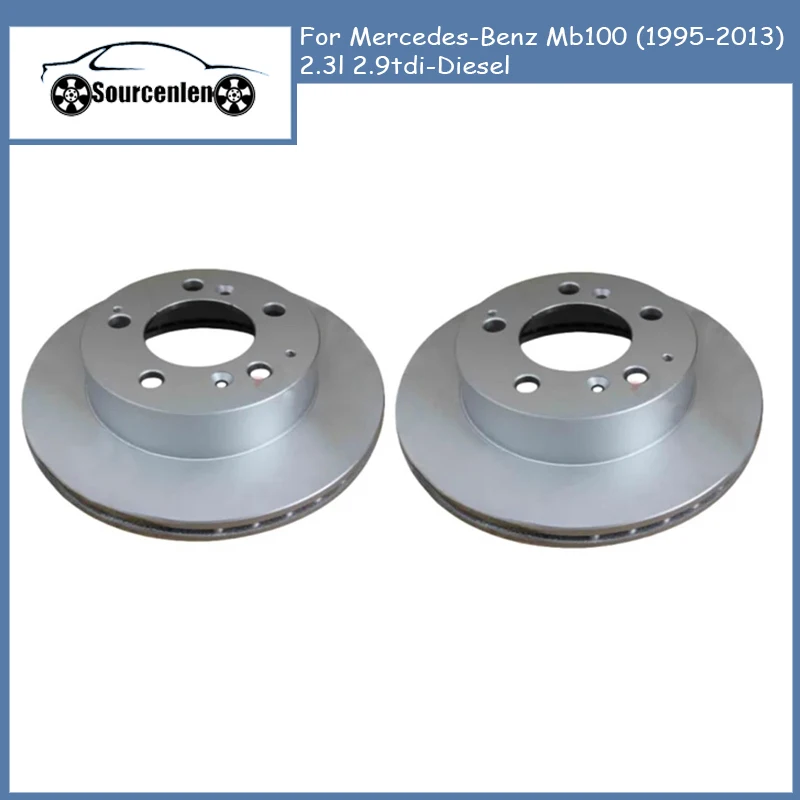 

2Pcs Front Brake Disc For Mercedes-Benz Mb100 (1995-2013) 2.3l 2.9tdi-Diesel/Auto Parts 6614203172