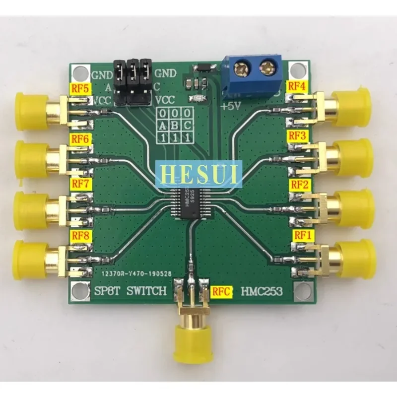 HMC253 DC-2.5GHz RF single-pole eight-throw switch antenna channel selection
