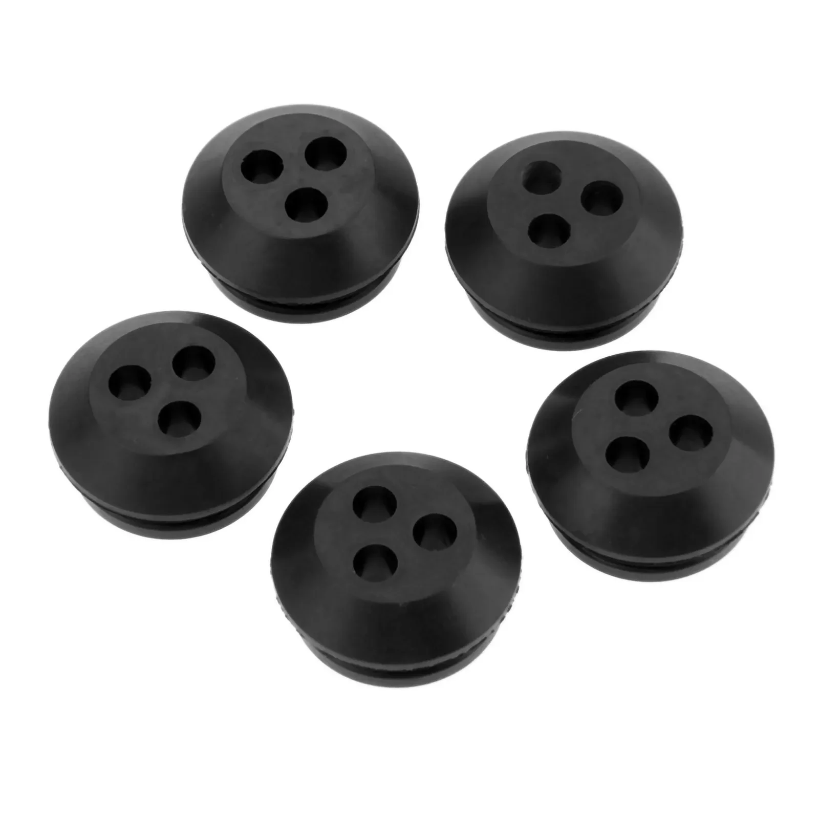 5Pcs 3 Hole Fuel Line Gas Tank Grommets for GT-201EZR SRM-210 Trimmers Blowers Edgers Lawn Mower Replaces V137000030 13211546730