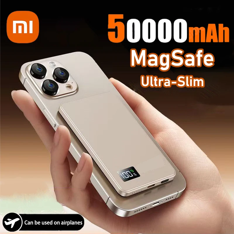 Xiaomi 50000mAh المحمولة المغناطيسي اللاسلكي قوة البنك PD22.5W شحن سريع بطارية خارجية ل Magsafe آيفون سامسونج جديد #1