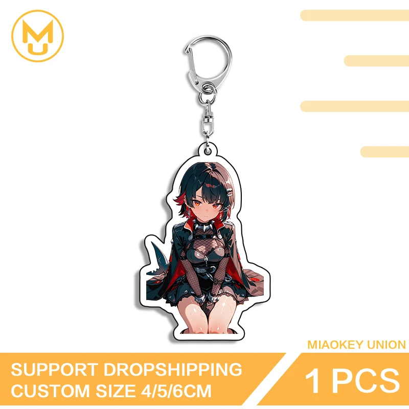 Zenless Zone Zero Ellen Joe Trendy Unique High Quality Double Sided Acrylic Key Chains Art Sitting Posture Accessories Gifts
