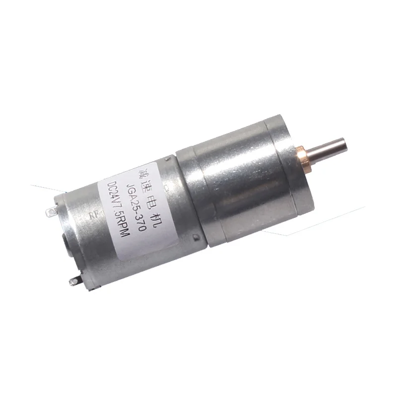 JGA25-370 DC 6V 12V 24V DC Motor Geared Motor Gear Motor High Torque 12/16/26/35/60/77/133/176/280/620/1360rpm