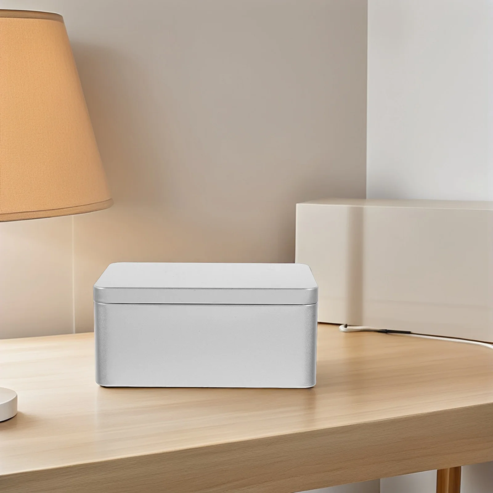 

Tinplate Large Multipurpose Storage Box Sewing Organizer Photo Holder Portable Office Small Case Tool Box Photo Boxes Storage