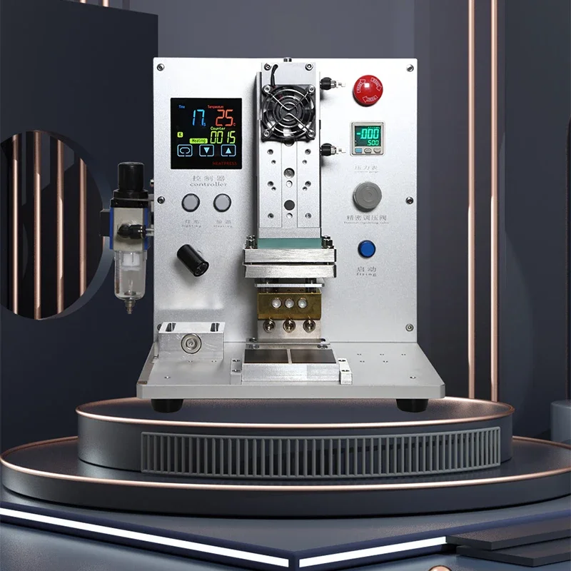 Precision Cable Bonding Machine, 8-inch LCD Cable Bonding, Green Flexible Cables, Constant-Temperature Press, Mobile Phone Flexi view 3