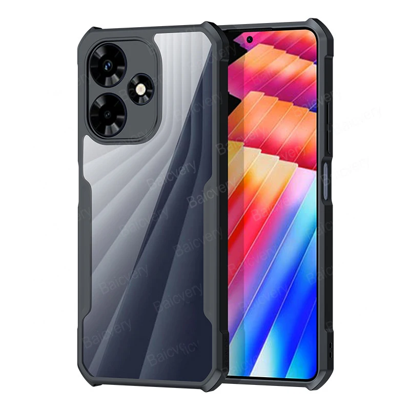 For OPPO Realme C51 C53 Note 50 Note 60 High Quality Anti-Drop Acrylic Back Shell Protective Lens Cover
