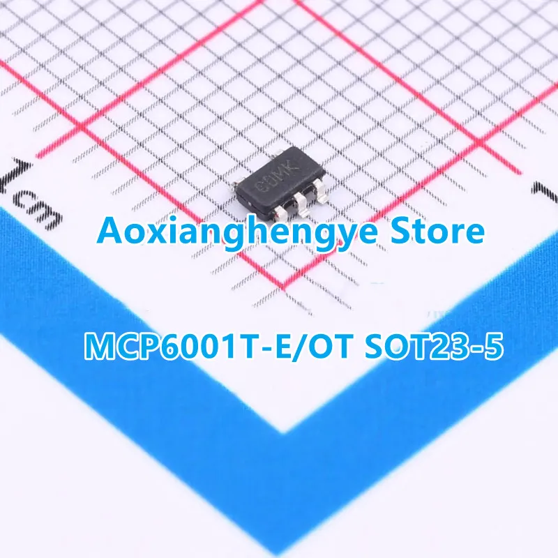 5 قطعة MCP6001T-I/OT MCP6001T-E/OT MCP6001UT-E/OT MCP6001RT-I/OT MCP6001RT-E/OT MCP6001T-I/LT SOT23-5/SC70-5 1MHz منخفضة الطاقة Op Amp